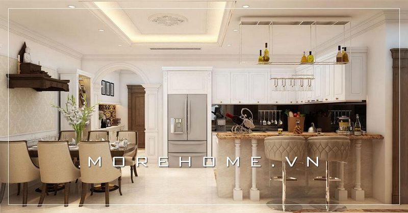 Mẫu bàn ăn đẹp MoreHome